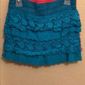 Lady’s World Blue, Pink and Off White Shorts